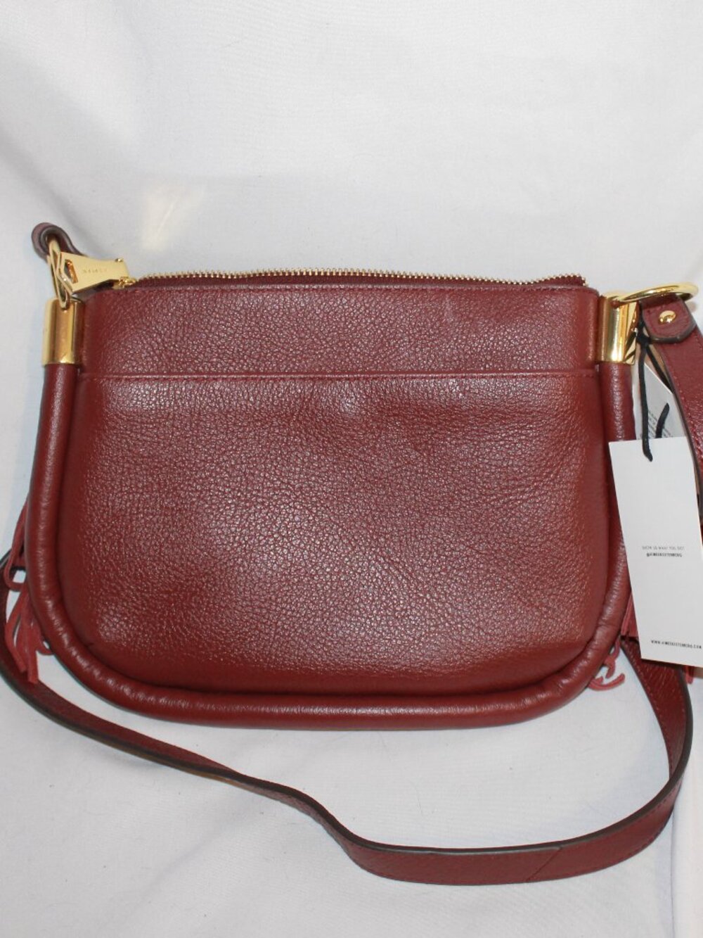 Aimee Kestenberg fringed leather crossbody bag - Picture 3 of 4